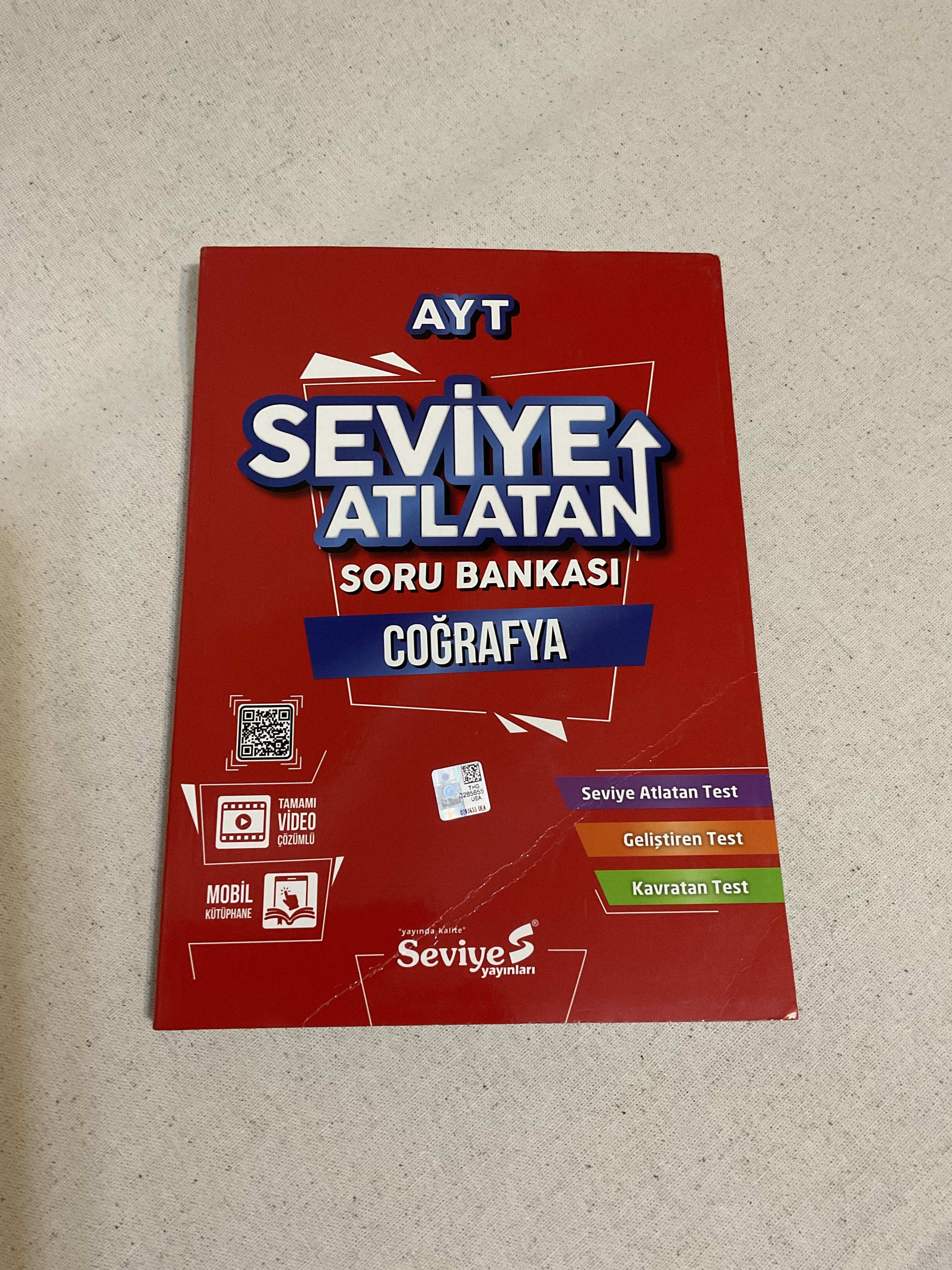 AYT Coğrafya Seviye Atlatan Soru Bankası Seviye Yayınları